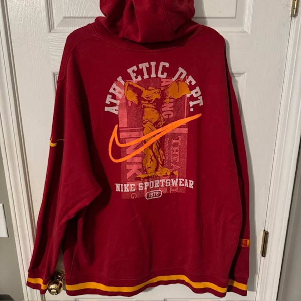 Nike Sportswear Class of 72 Club Pullover Hoodie Red 2XL XXL DC3546-687 EUC $80